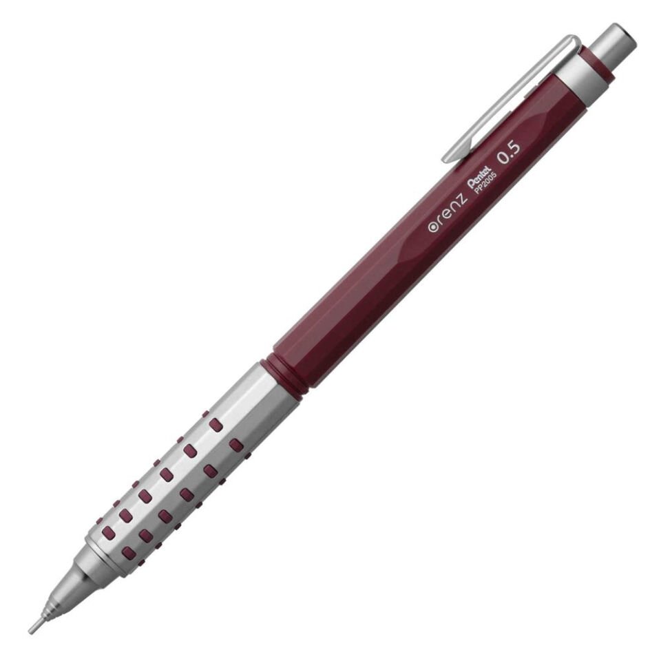 Pentel Versatil Kalem 0.5 MM Kırmızı Gövde Orenz At