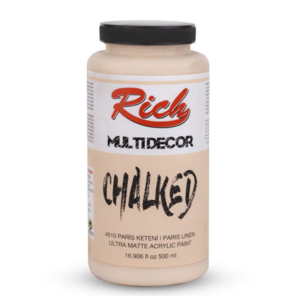 Rich Akrilik Boya Multi Decor Chalked 500 CC Paris Keteni 4510