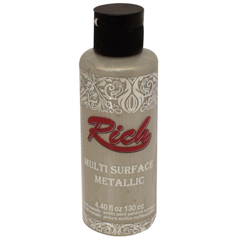 Rich Multi Sufrace Metalik Boya 120 CC Antik Gümüş