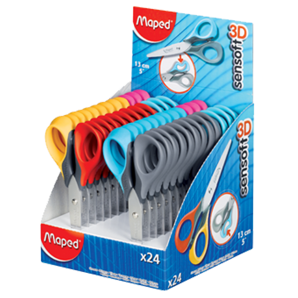 Maped Öğrenci Makası Sensoft Simetrik 13 CM 169300