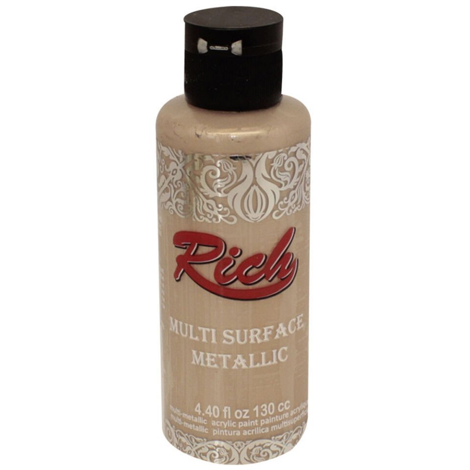 Rich Multi Sufrace Metalik Boya 120 CC Şampanya 6518