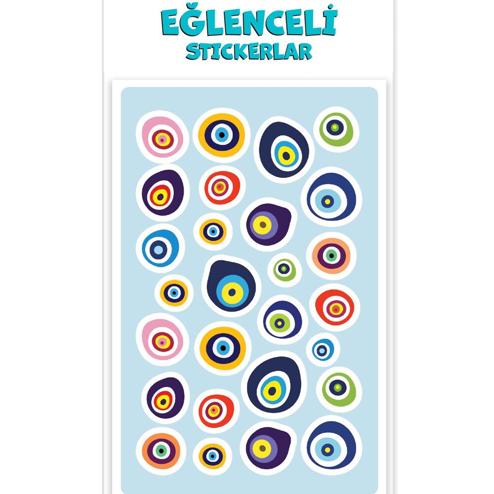 Keskin Color Puffy Sticker Orta Boy Nazar 221205-99