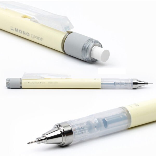 Tombow Versatil Kalem Mono Graph Pastel 0.5 MM Blisterli Krem Sarı