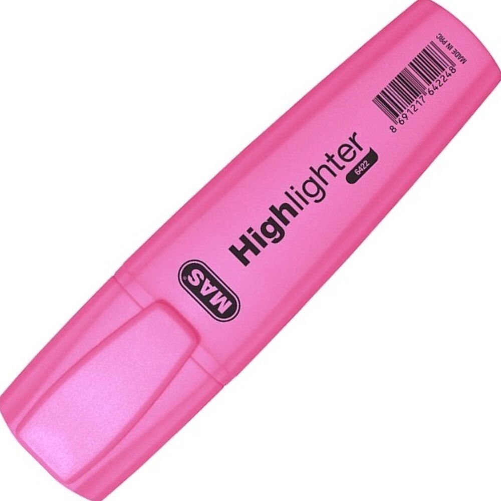 Mas Fosforlu Kalem Neon Pembe 6422