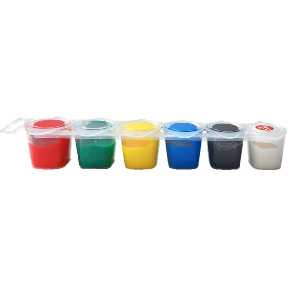 Bu-Bu Akrilik Boya 6 Renk Birleşik Pot 20 ML BUBU-AKR001