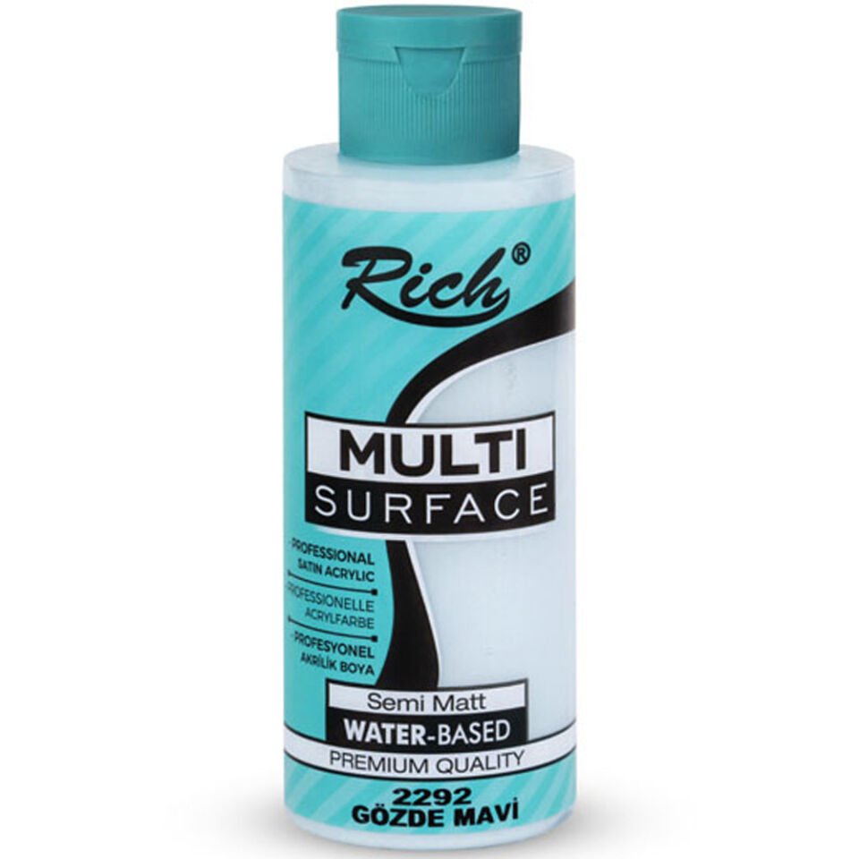 Rich Akrilik Boya Multi Surface 120 CC Gözde Mavi 2292