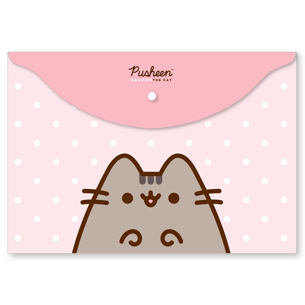 Keskin Color Çıtçıtlı Dosya Plastik Pusheen A4 120770-10