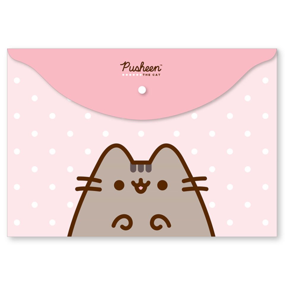 Keskin Color Çıtçıtlı Dosya Plastik Pusheen A4 120770-10
