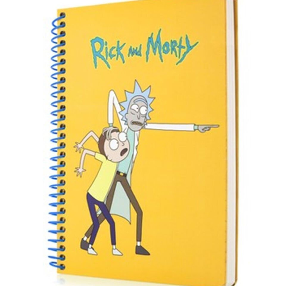 Keskin Color Bloknot Spiralli Rick And Morty A6 80 Yp.Çizgili 140400-11