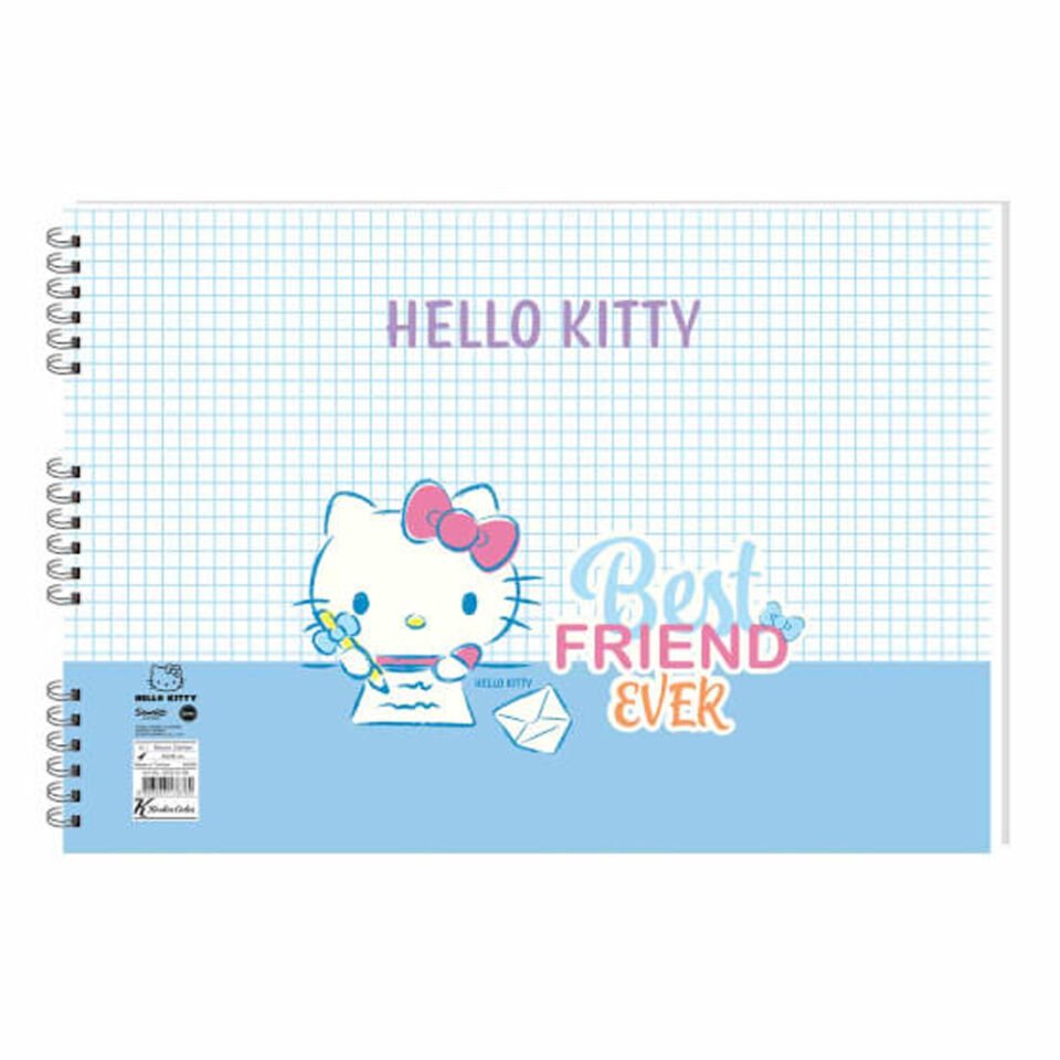 Hello Kitty Resim Defteri Spiralli 25x35 15 YP 300215-08