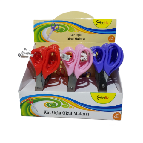 Bafix Okul Makası Küt Uçlu 13,5 Cm BFX-SA6850