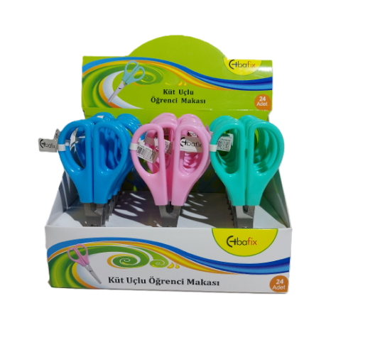 Bafix Okul Makası Küt Uçlu 13,5 Cm BFX-SA3450
