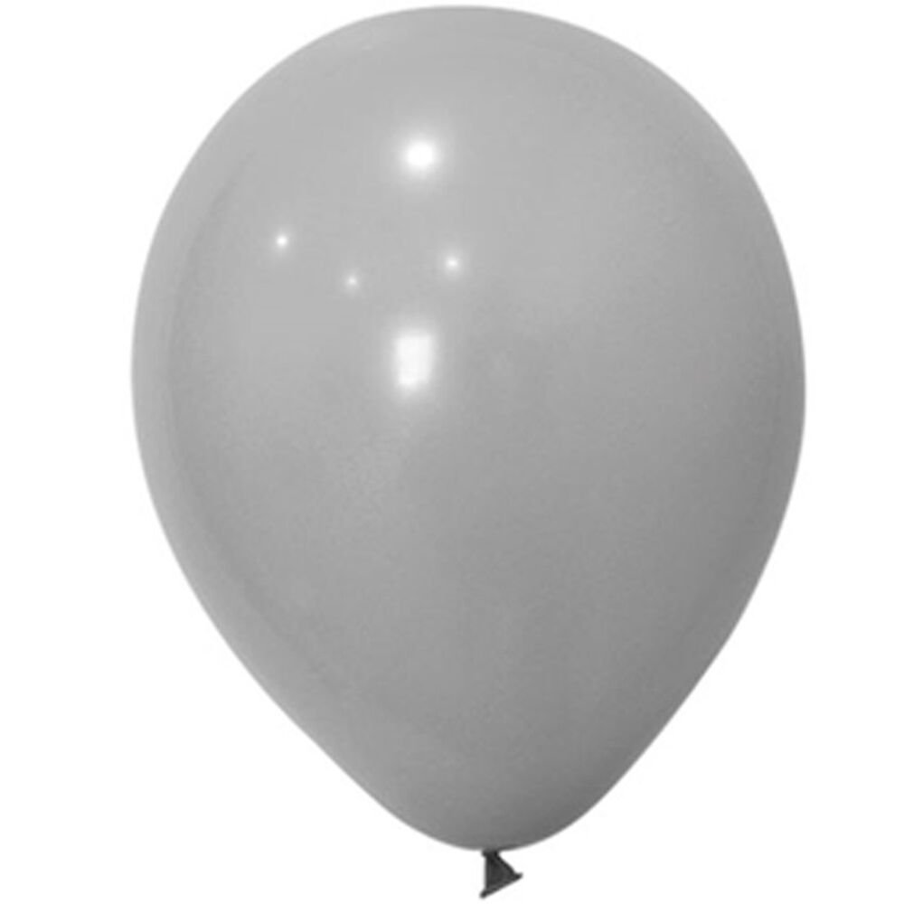 Balonevi Balon 12 İnc Baskı Gri 100 Lü