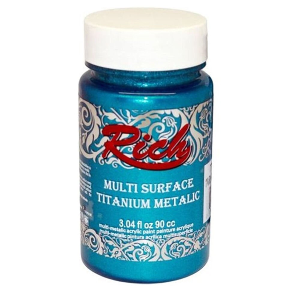 Rich Multi Tıtanıum Metalik 90 CC Turkuaz 2572