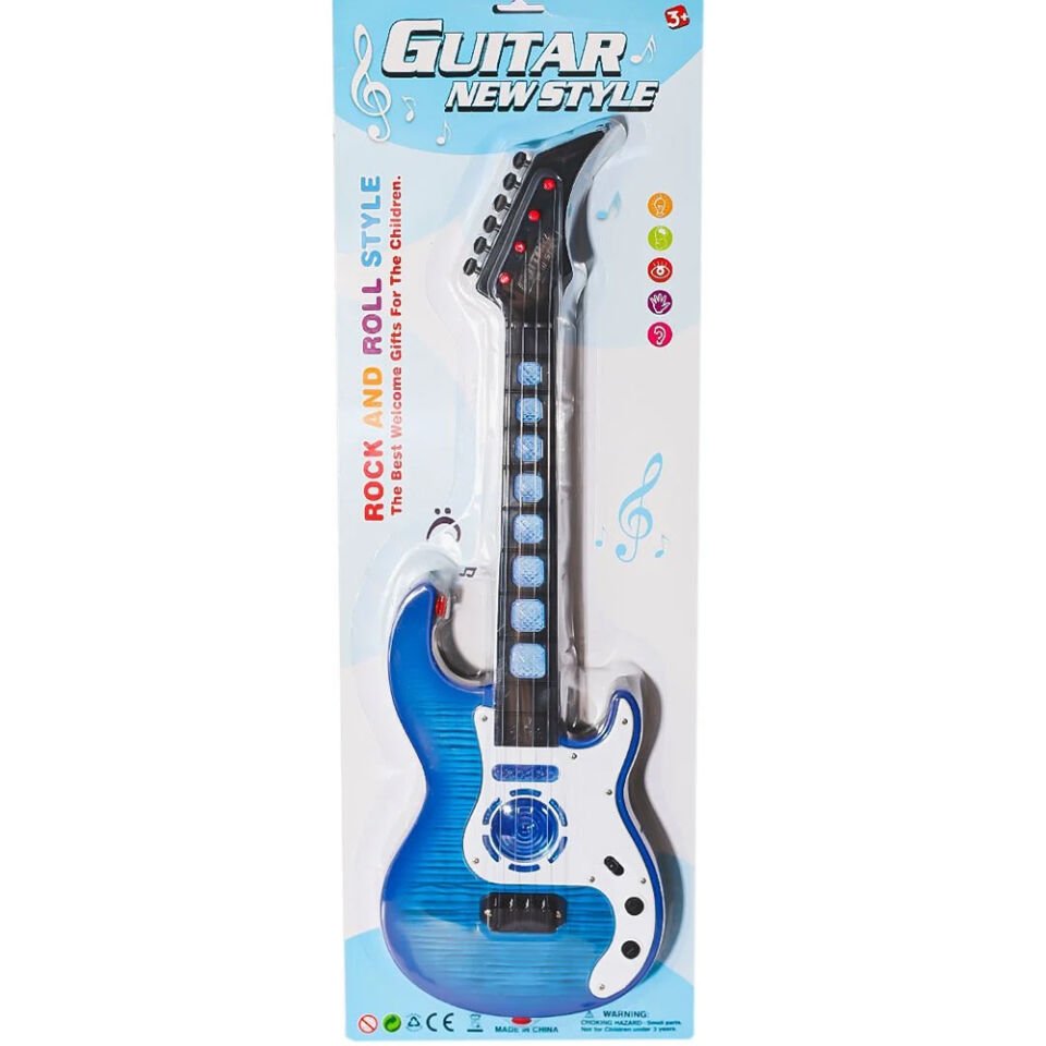 Canem Oyuncak Büyük Kartelada Pilli Müzikli Gitar 909-3-959-4