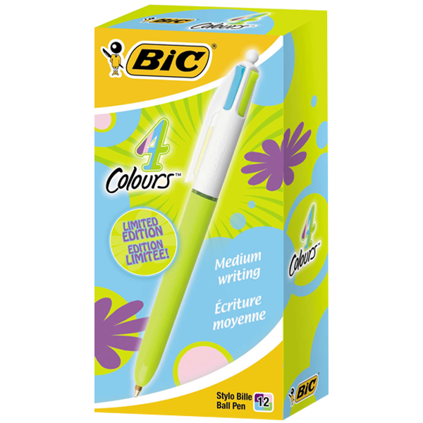 Bic Tükenmez Kalem Fonksiyonlu Fun 1.0 MM 4 Renk 887777