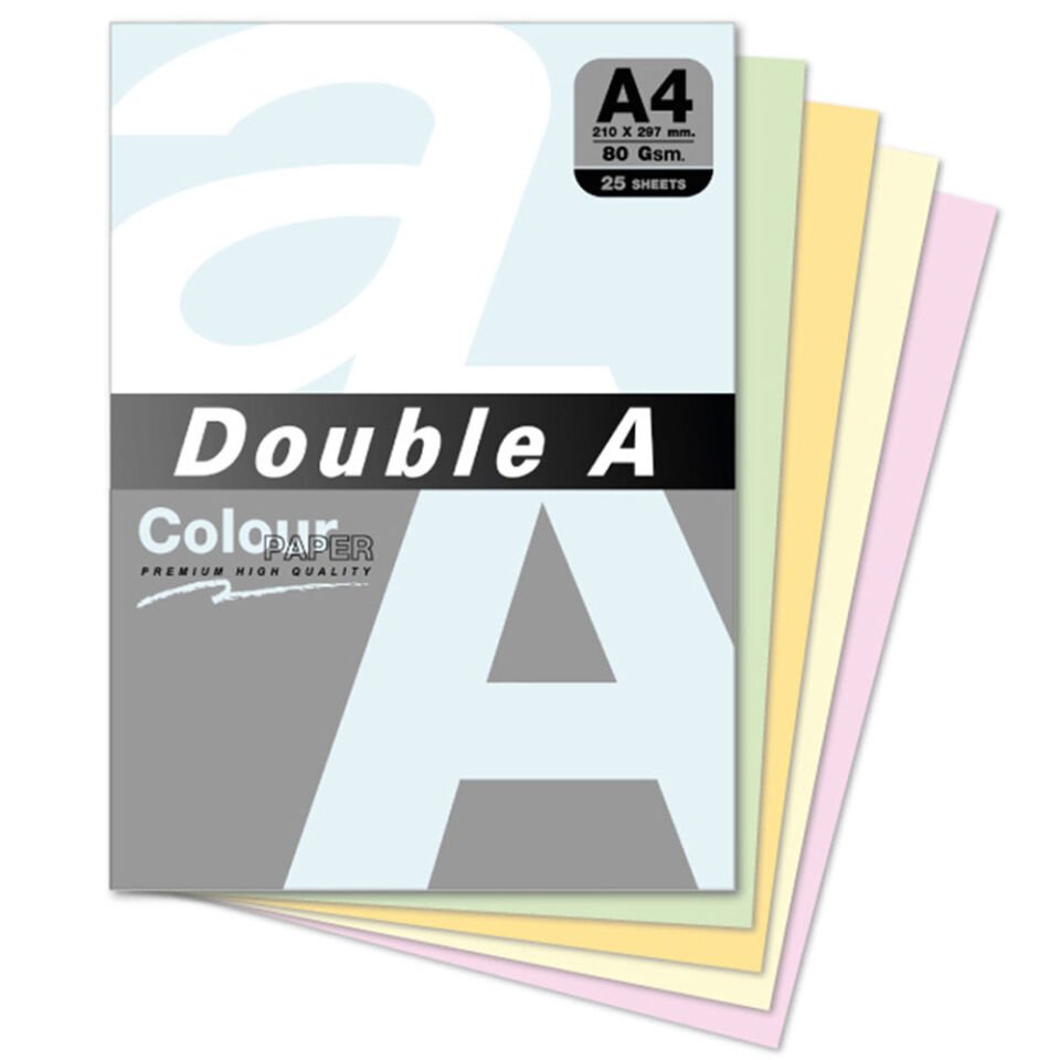 Double A Renkli Kağıt 25 Li A4 80 GR Ocean