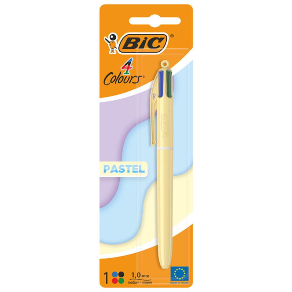 Bic Tükenmez Kalem Pastel 4c Bl1