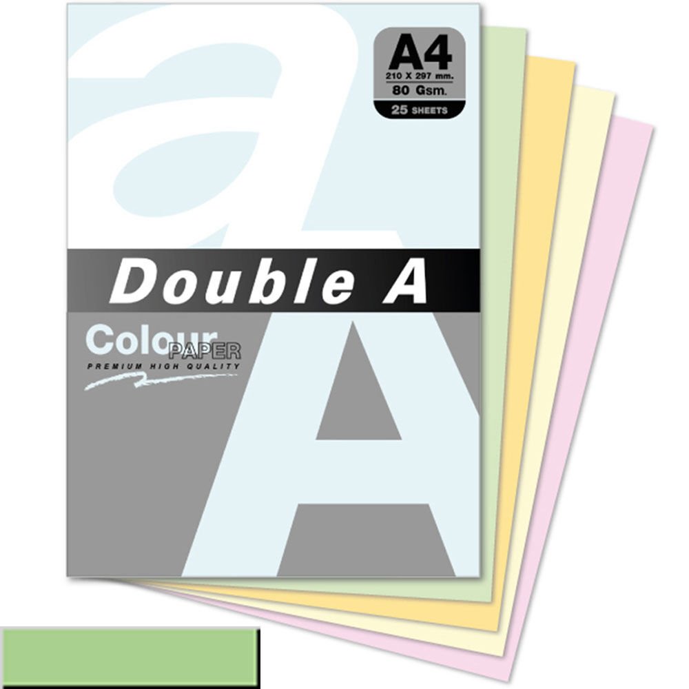 Double A Renkli Kağıt 25 Lİ A4 80 GR Pastel Eski Gül Rengi