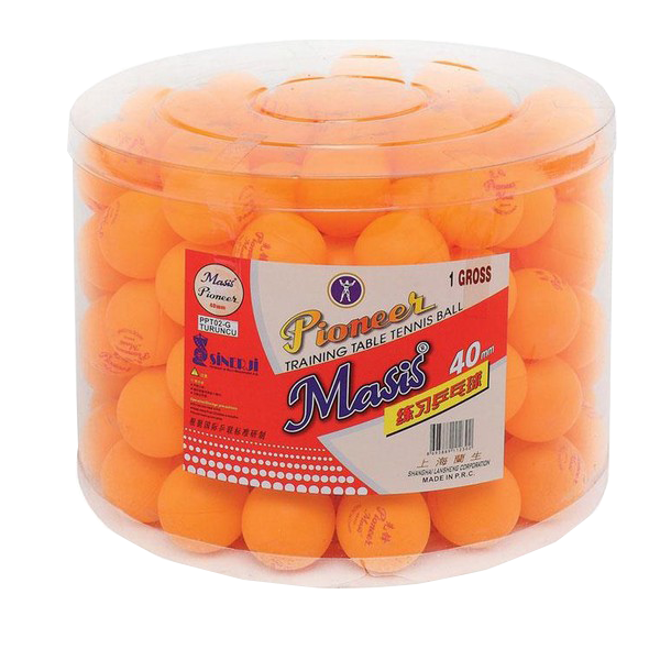 Masis Pin Pon Topu Pioneer 40 MM Turuncu PPT02-G