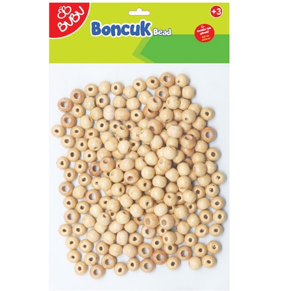 Bu-Bu Yuvarlak Natural Boncuk Karışık BUBU-BN0003