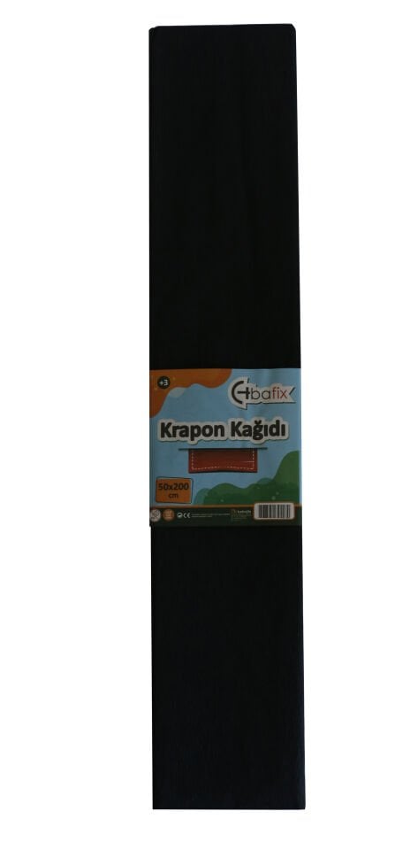 Bafix Krapon kağıt 10 LU 50x200 CM Siyah