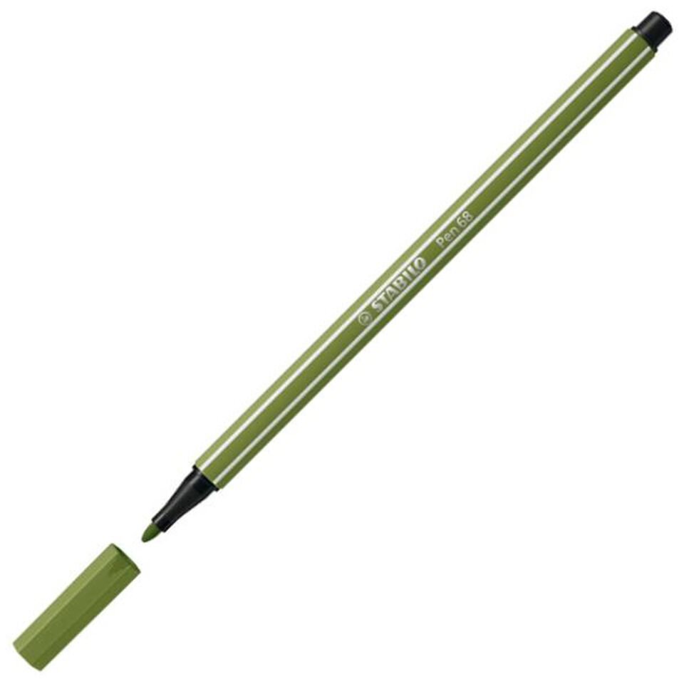 Stabilo Keçe Uçlu Boya Kalemi  1 MM Yosun Yeşili 68/35