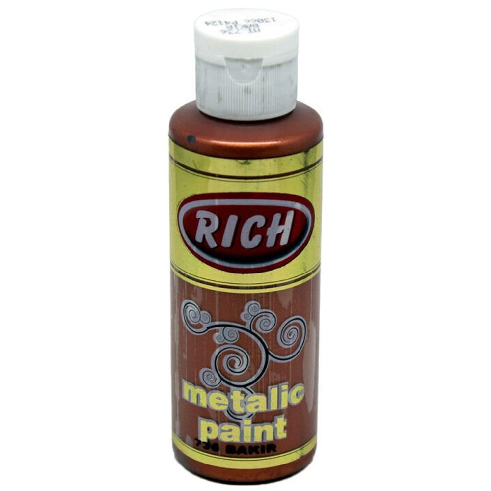 Rich Akrilik Boya Metalik 120 CC Krem 120-0734