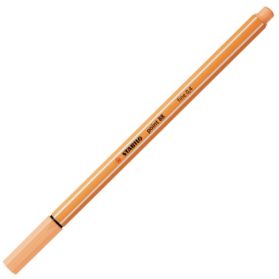 Stabilo Keçe Uçlu İnce Kalem 88 Point 0.4 MM Pastel Turuncu 88/25