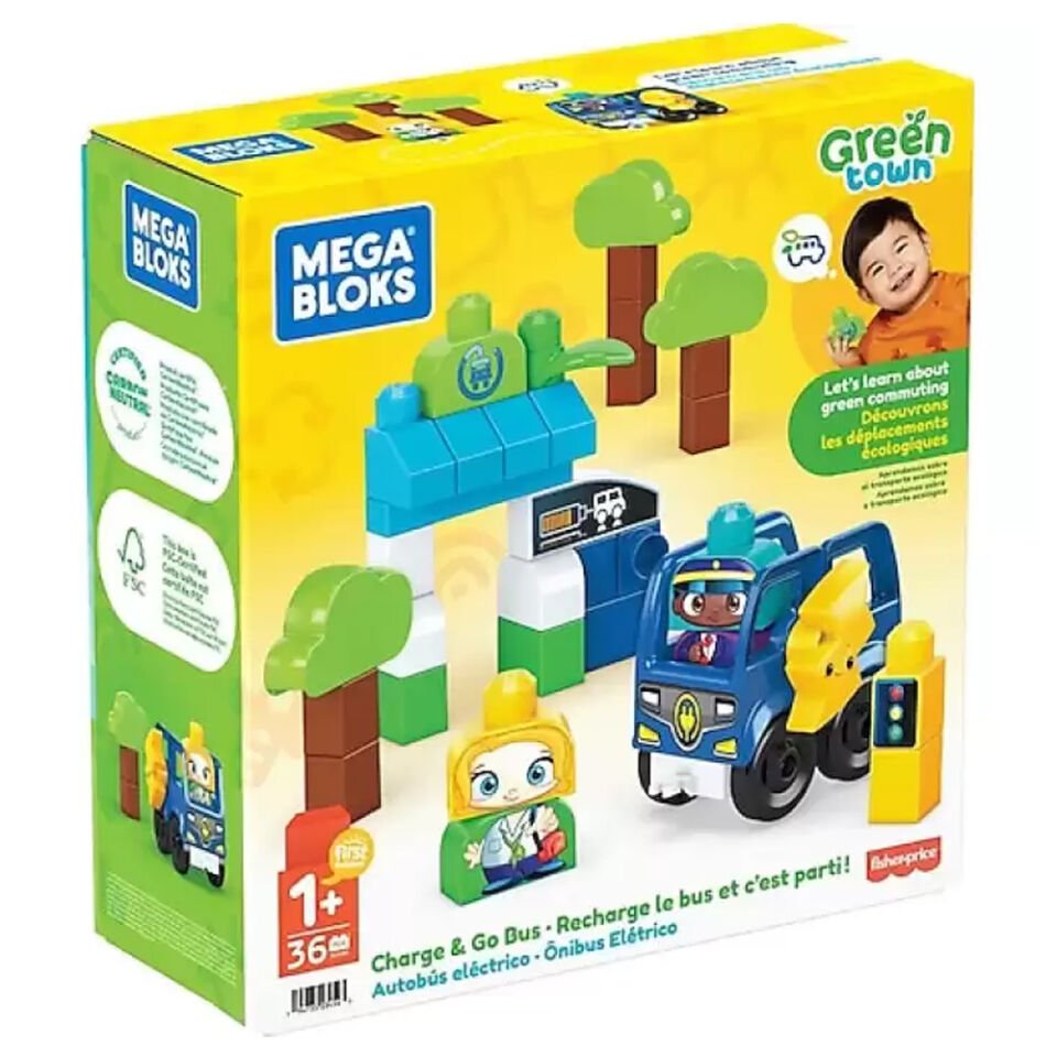 Mega Bloks Doğa Otobüs Seti 36 Parça HDX90