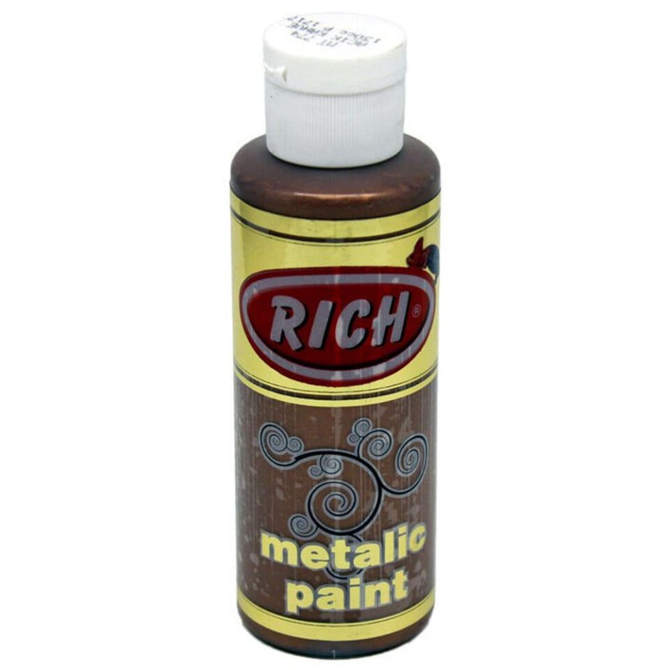Rich Akrilik Boya Metalik 120 CC Açık Kahve 0774
