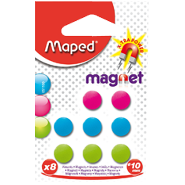 Maped Mıknatıs 10 MM 8 Lİ 051100