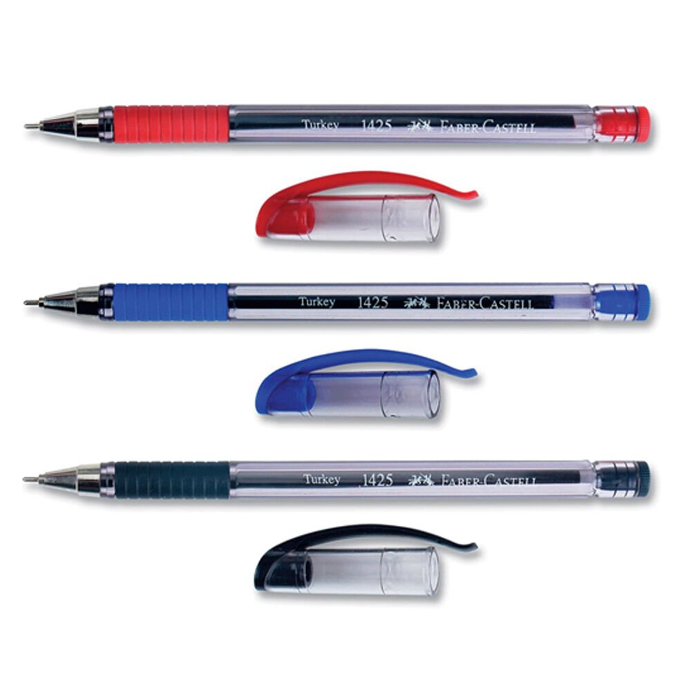 Faber-Castell Tükenmez Kalem İğne Uç 50 Li Siyah 1425