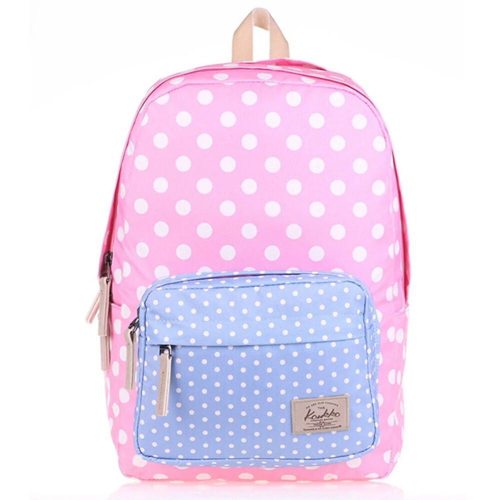 Kaukko Sırt Çantası Colorful 2 Colors Dots K1486