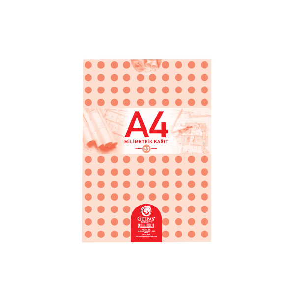 Gülpaş Teknik Resim Defteri Bloknot A4 30 YP 144