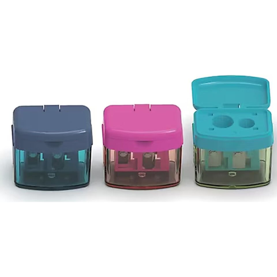 Faber-Castell Kalemtıraş Minibox Duo Trendy 12 Li 5140 382901