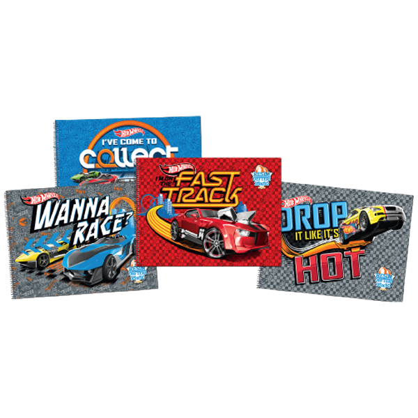 Gıpta Resim Defteri Spiralli 15 YP 25x35 Hot Wheels 5437