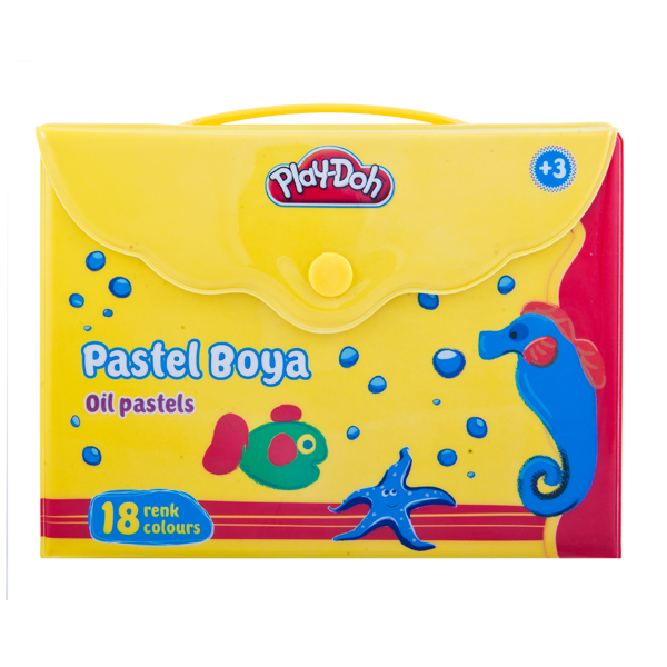 Play-Doh Pastel Boya Çantalı 18 Renk PLAY-PA006
