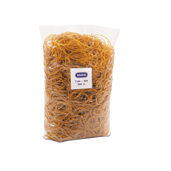 Mas Ambalaj Lastik Poşet Midi %100 Kauçuk 500 GR 365