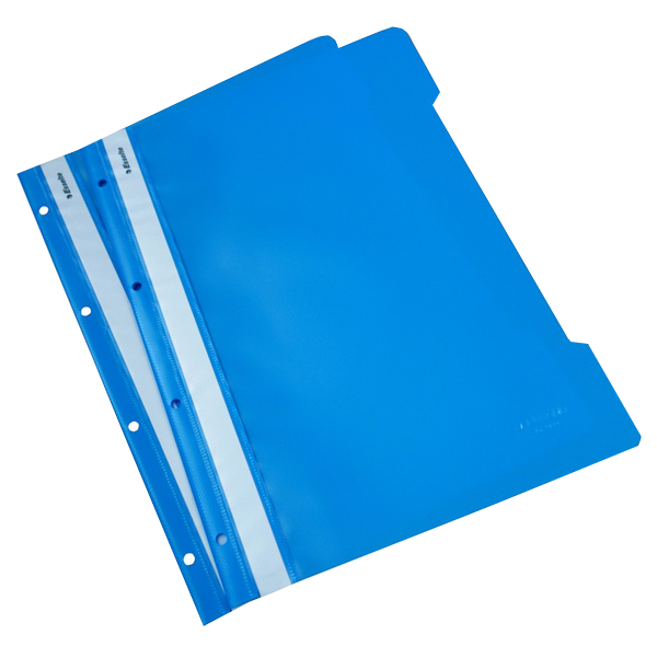 Esselte Telli Dosya Plastik A4 Açık Mavi SLT-4199