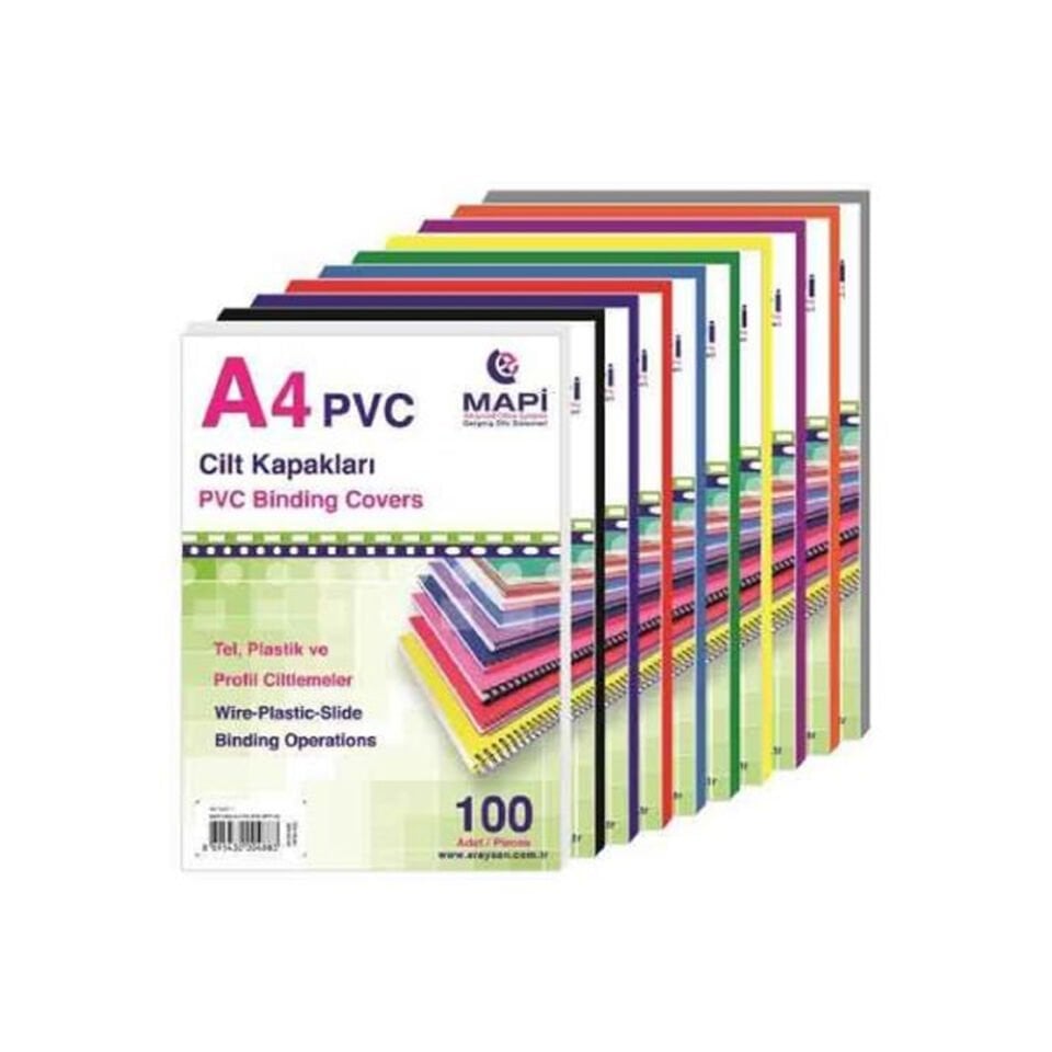 Mapi Cilt Kapağı Plastik Opak A3 160 MIC Mavi 204 03 04