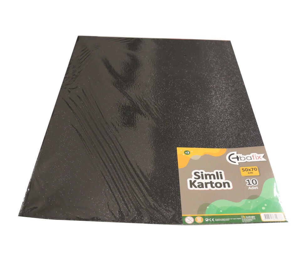 Bafix Simli Karton 50x70 Siyah