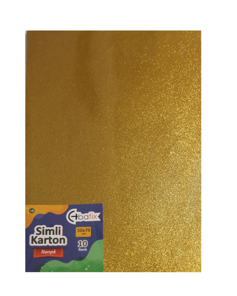 Bafix Simli Karton 50x70 10 Renk Karışık