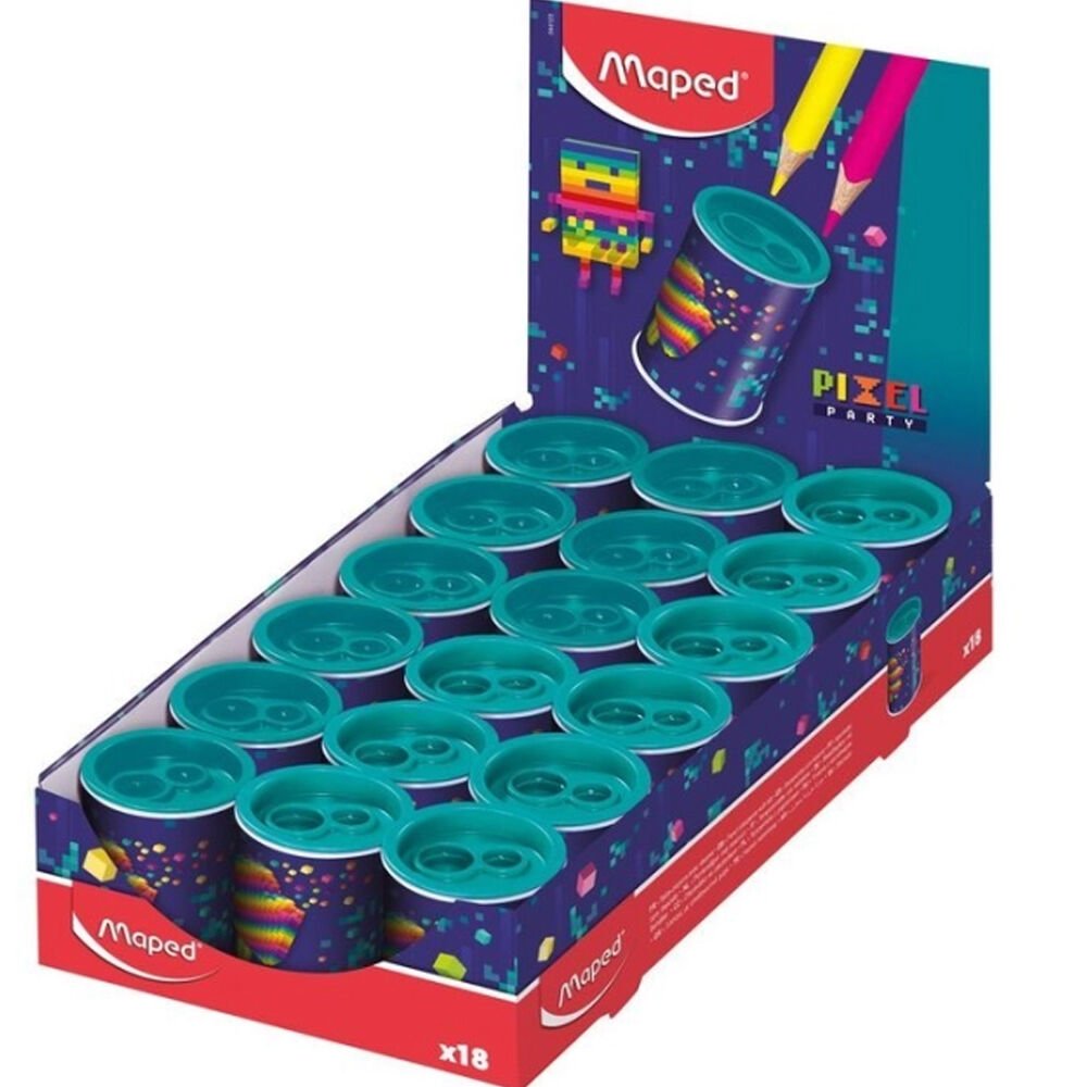 Maped Kalemtraş Pixel Party Çift Delikli 044123