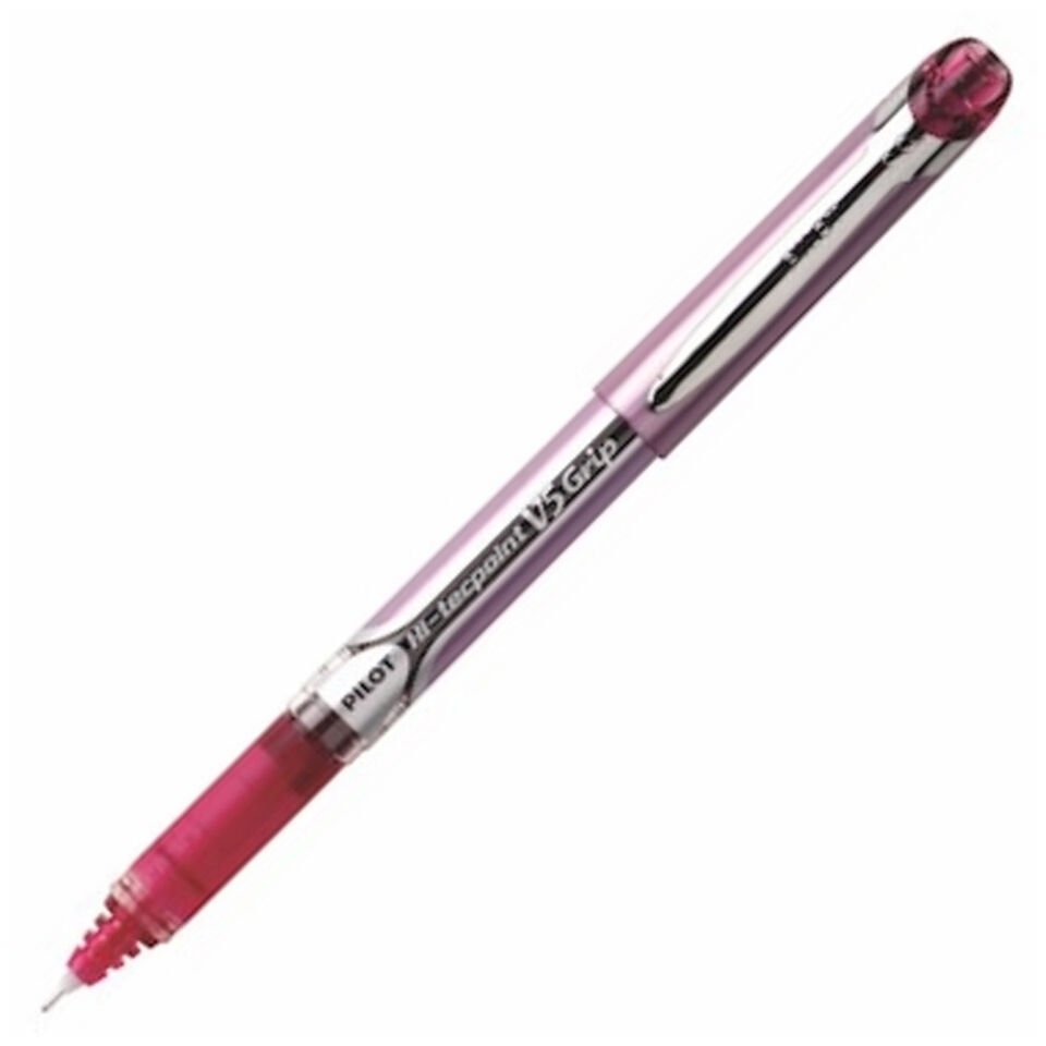 Pilot Roller Kalem V5 Grip Hi-Tecpoint İğne Uç 0.5 MM Pembe BxGPN-V5