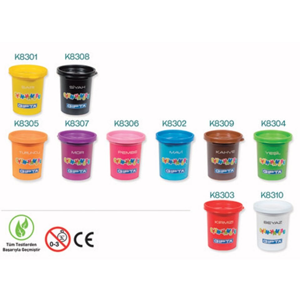 Gıpta Oyun Hamuru 120 Gr Sarı K8301