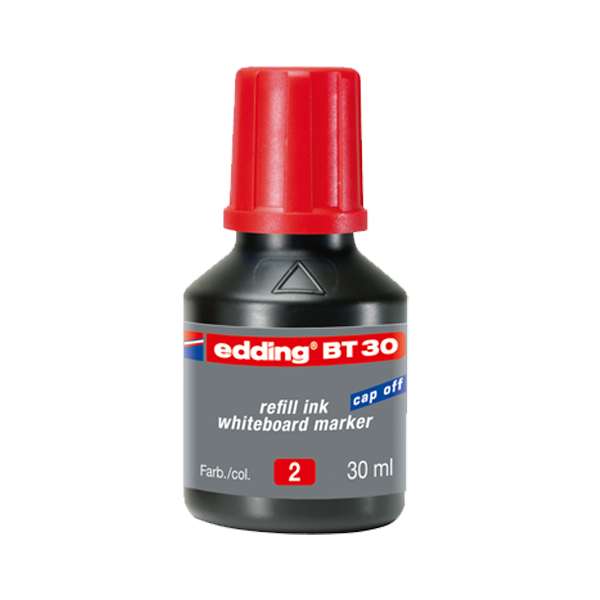 Edding Tahta Kalem Mürekkebi Damlalıklı 30 ML Kırmızı BT30