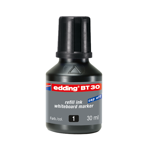 Edding Tahta Kalem Mürekkebi Damlalıklı 30 ML Siyah BT30
