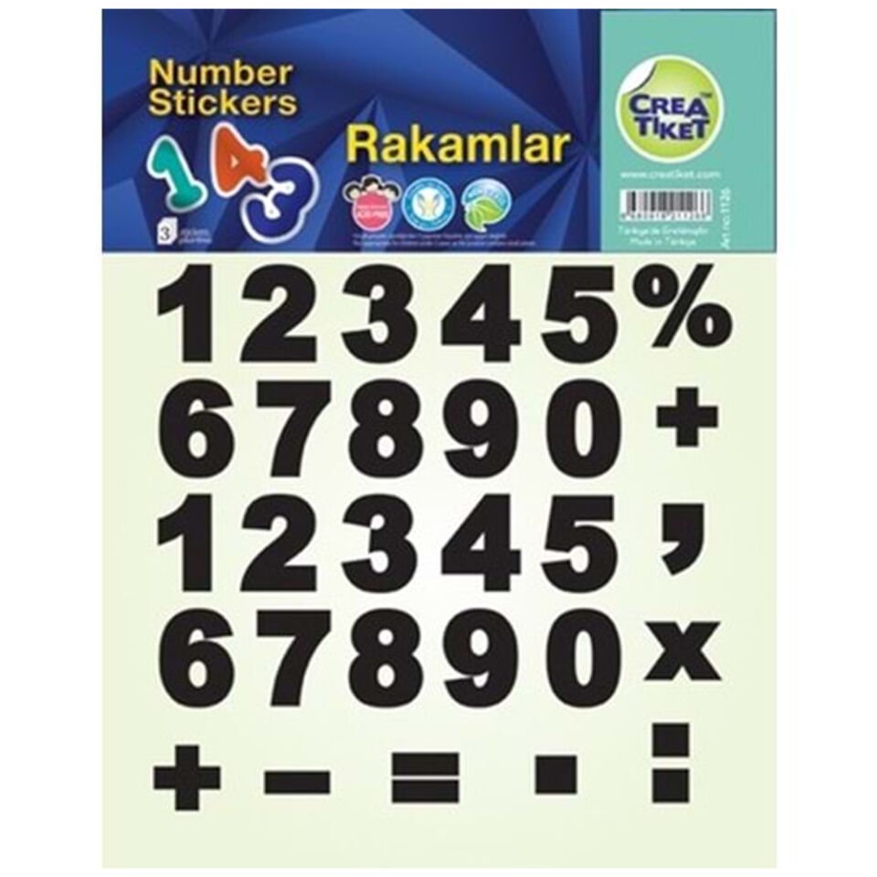 Ceraworld Rakamlar 15,7x20,5 Cm 1126