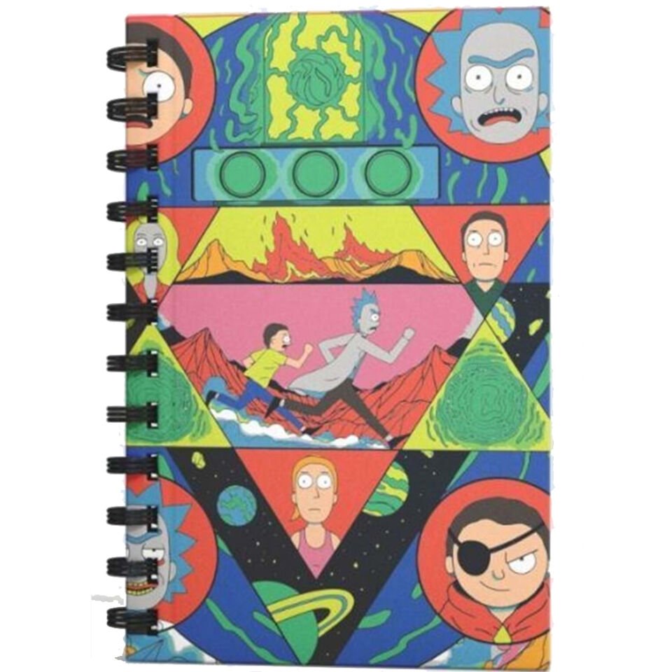 Mabbels Spiralli Defter Rick And Morty Kırmızı 80 YP 17x24 DFT-388517
